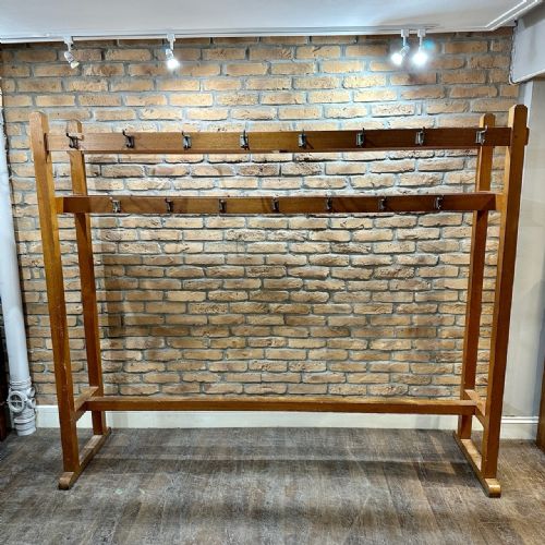 1930s School Gym Coat Rack
