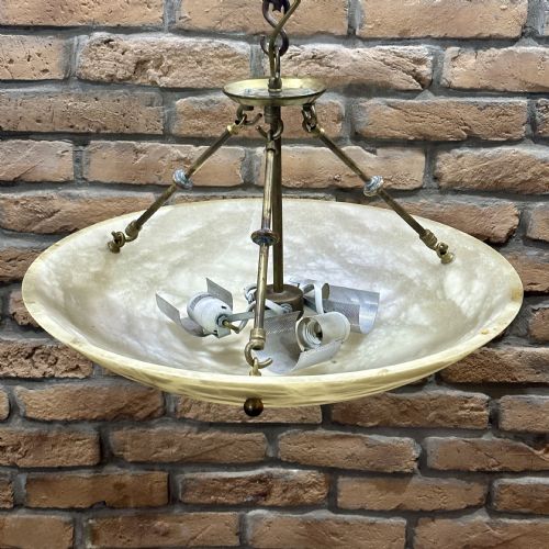 1920s Alabaster Chandelier