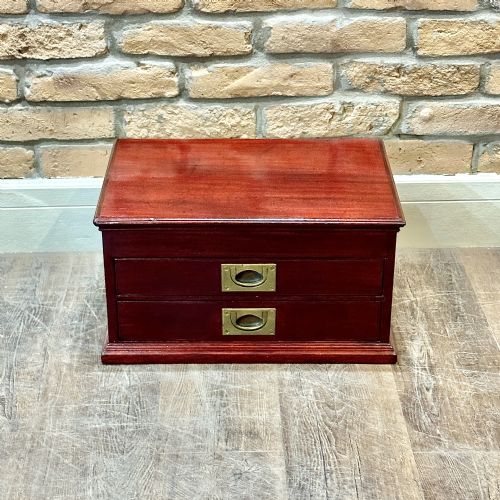1920s Mahogany Display Box
