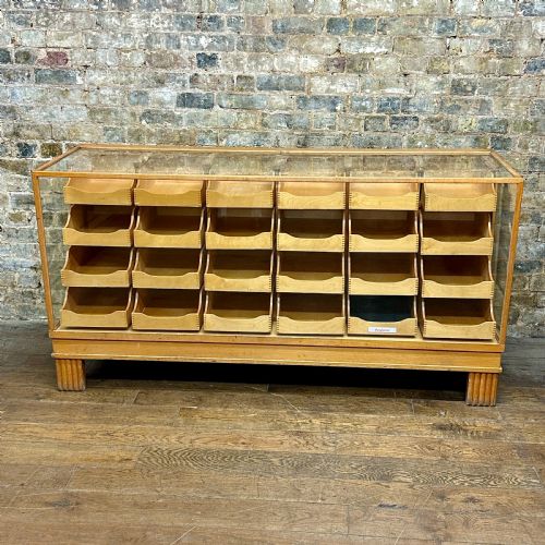 1950s Beech Haberdashery Counter
