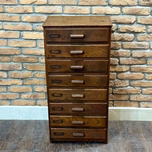 1930s Oak Filling Chest of Drawers
