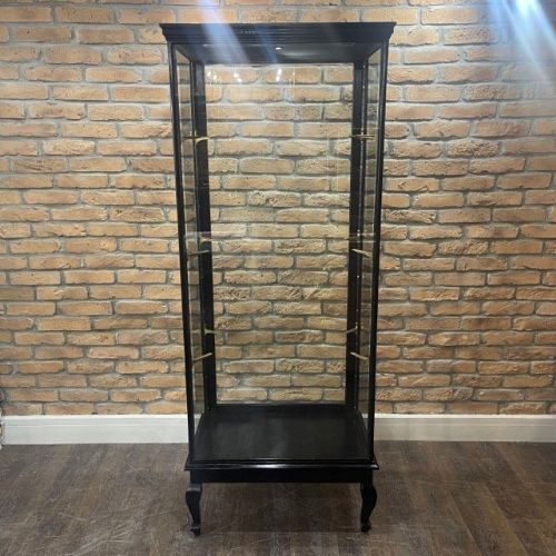 1920S EBONIZED TOWER CABINET