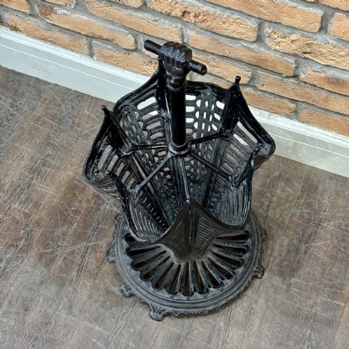 VICTORIAN CAST IRON UMBRELLA STAND - ADDITIONAL PHOTO 4