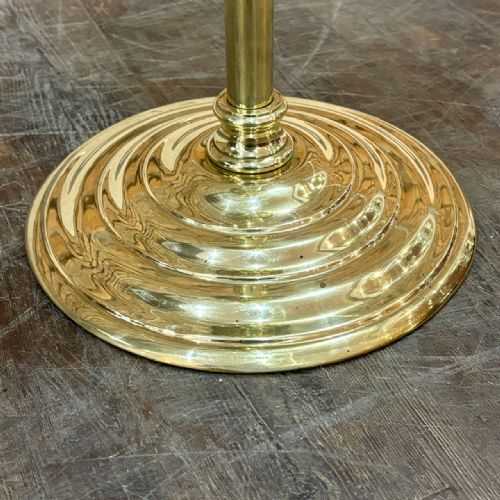 POLISHED BRASS AND GLASS TIERED DISPLAY STAND - ADDITIONAL PHOTO 4