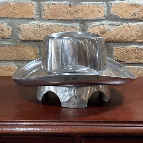 ALUMINIUM MILLINERS HAT BLOCK MOULD 8 - ADDITIONAL PHOTO 3
