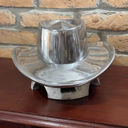 ALUMINIUM MILLINERS HAT BLOCK MOULD 9 - ADDITIONAL PHOTO 3