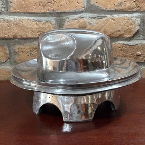 ALUMINIUM MILLINERS HAT BLOCK MOULD 14 - ADDITIONAL PHOTO 2