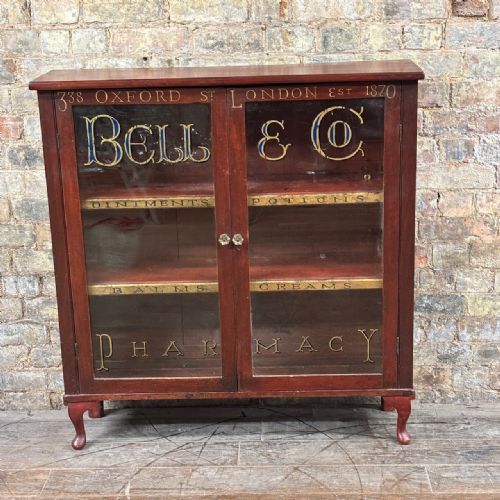 1910s Apothecary Display Cabinet
