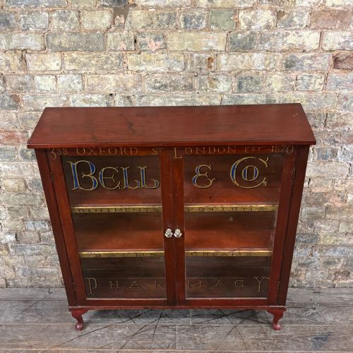 fig 1. 1910s Apothecary Display Cabinet