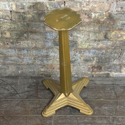 ART DECO CAST IRON CAF TABLE BASE - ADDITIONAL PHOTO 1