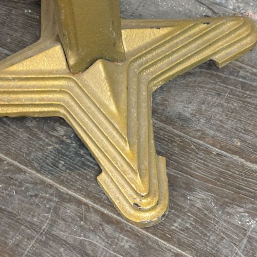 ART DECO CAST IRON CAF TABLE BASE - ADDITIONAL PHOTO 2