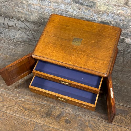 WATCHMAKERS CABINET BY MANOAH RHODES SONS LTD - ADDITIONAL PHOTO 3