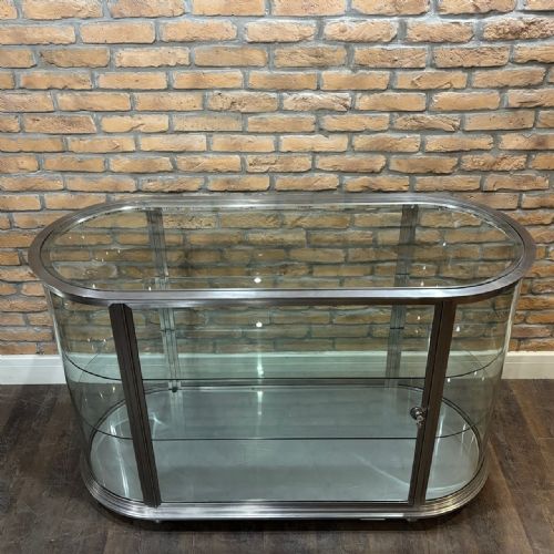 1930S ALUMINIUM FRAME DISPLAY COUNTER - ADDITIONAL PHOTO 1