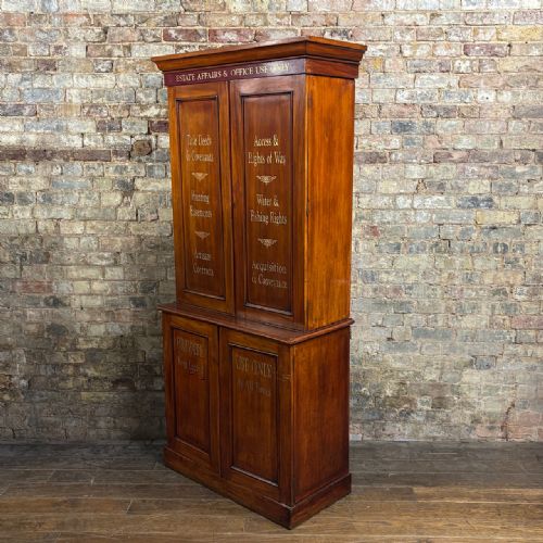 fig 2. Estate Office Mahogany Filing Cabinet