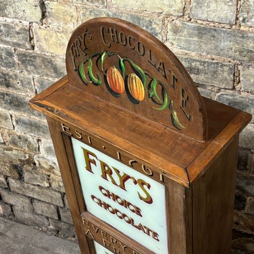 EARLY 20TH CENTURY FRYS CHOCOLATE ADVERTISING CABINET - ADDITIONAL PHOTO 2