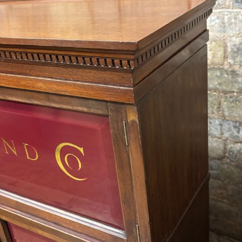 EARLY 20TH CENTURY MAHOGANY OFFICE CABINET - ADDITIONAL PHOTO 1