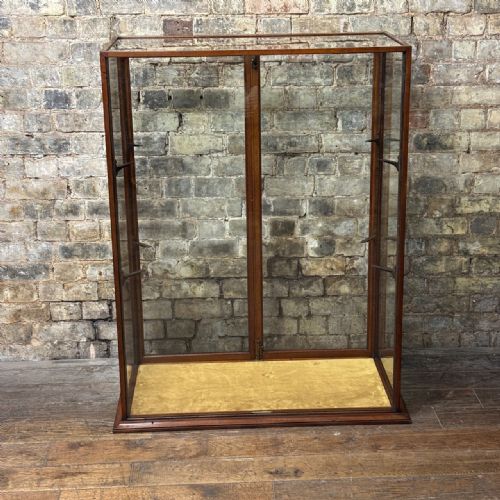 1920S F SAGE CO MAHOGANY SHOP DISPLAY CABINET - ADDITIONAL PHOTO 1