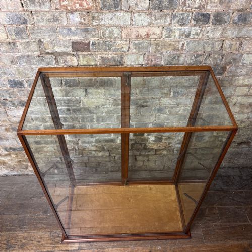 1920S F SAGE CO MAHOGANY SHOP DISPLAY CABINET - ADDITIONAL PHOTO 2