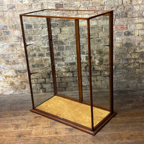 1920S F SAGE CO MAHOGANY SHOP DISPLAY CABINET - ADDITIONAL PHOTO 3
