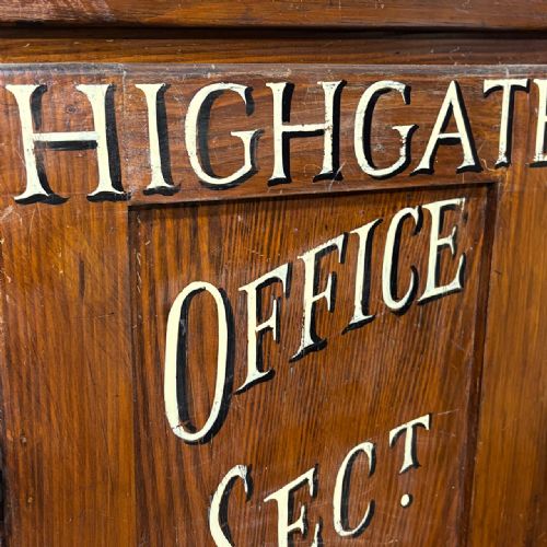 1930S HIGHGATE SCHOOL CUPBOARD - ADDITIONAL PHOTO 2