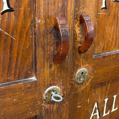 1930S HIGHGATE SCHOOL CUPBOARD - ADDITIONAL PHOTO 3