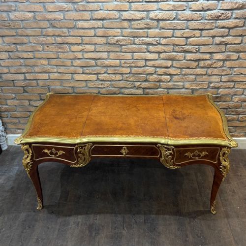 VICTORIAN LOUIS XV STYLE DESK - ADDITIONAL PHOTO 2