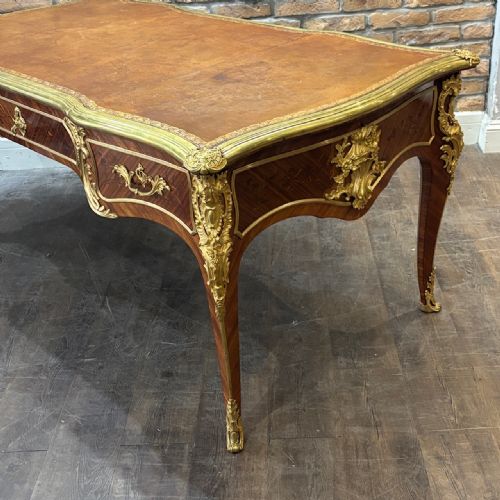 VICTORIAN LOUIS XV STYLE DESK - ADDITIONAL PHOTO 9
