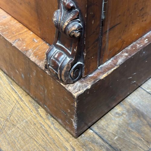 MAHOGANY LINEN PRESS HOUSEKEEPER'S CUPBOARD - ADDITIONAL PHOTO 6