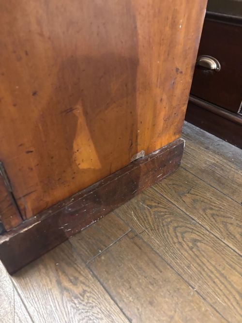 MAHOGANY LINEN PRESS HOUSEKEEPER'S CUPBOARD - ADDITIONAL PHOTO 8