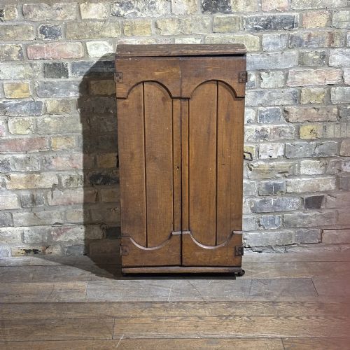VICTORIAN PITCH PINE PORTABLE TOOL CABINET - ADDITIONAL PHOTO 2