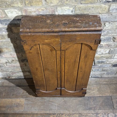 VICTORIAN PITCH PINE PORTABLE TOOL CABINET - ADDITIONAL PHOTO 4