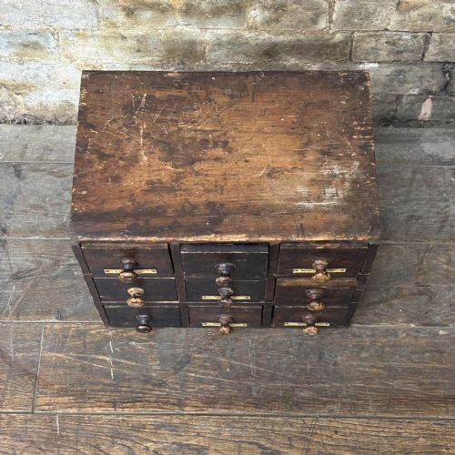 1900S ENGLISH FLORIST'S SEED CHEST - ADDITIONAL PHOTO 1