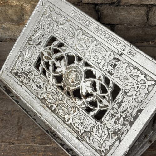 VICTORIAN CAST IRON CHURCH BOOK RESTS BY OSBORNE GARRETT CO - ADDITIONAL PHOTO 1