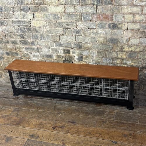 fig 2. Vintage School Gym Shoe Bench