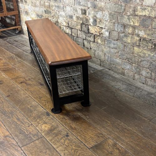 fig 3. Vintage School Gym Shoe Bench