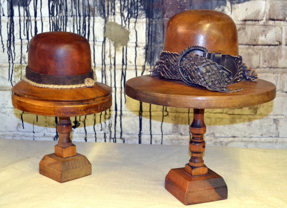 1920s French Walnuts Vintage Hat Moulds