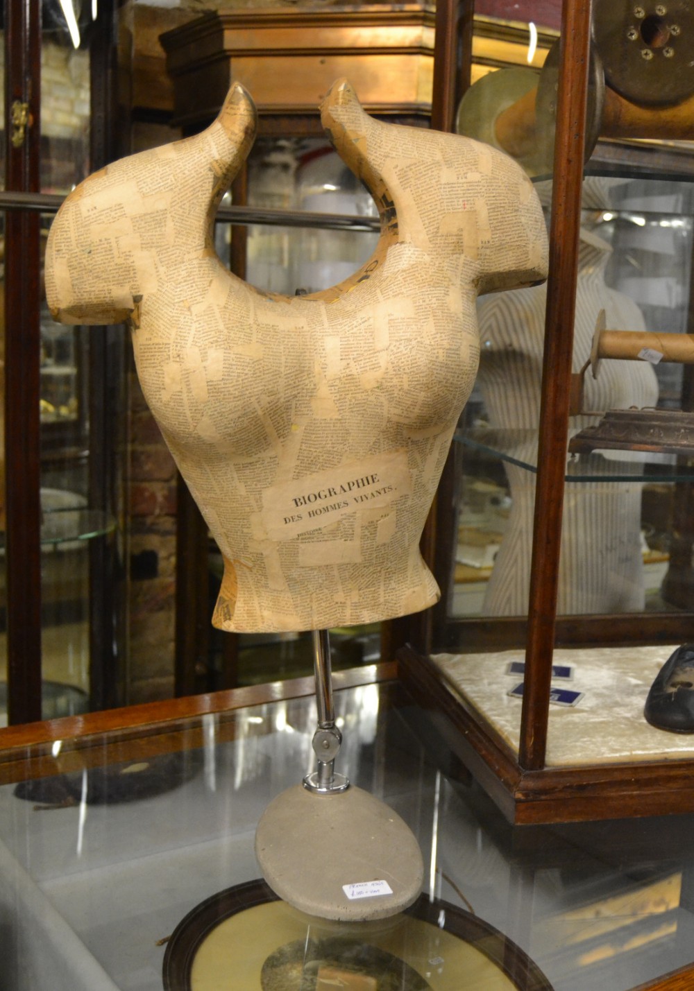 1920s French Shop Display Mannequin