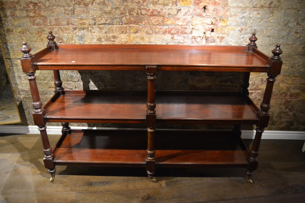 Fabulous Mahogany Victorian Dumb Waiter