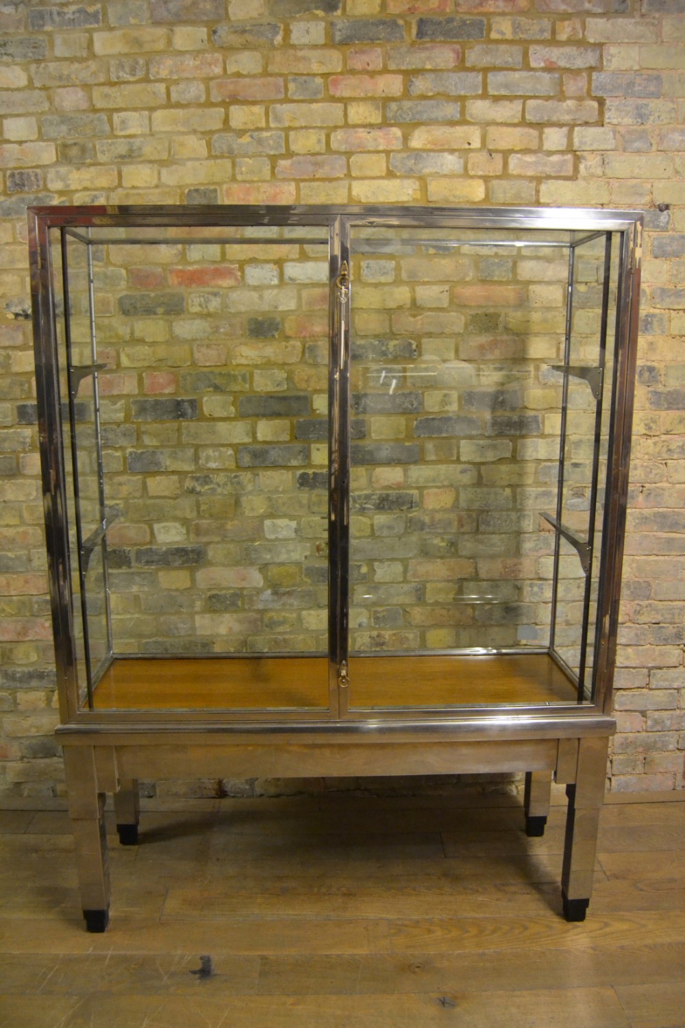  Art Deco Chrome Shop Display Cabinet