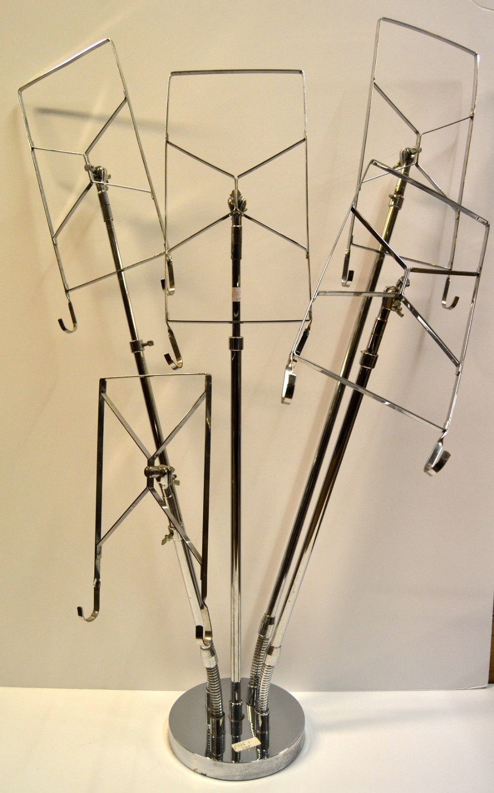 1930s Chrome Adjustable Shirt or Music Stand