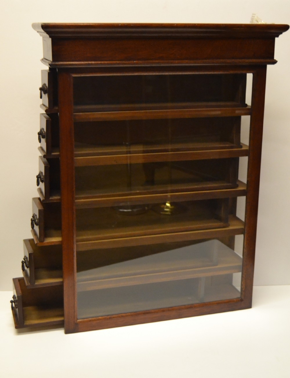 Beautiful Antique 1920s Mahogany Cigarette Dispensary Cabinet