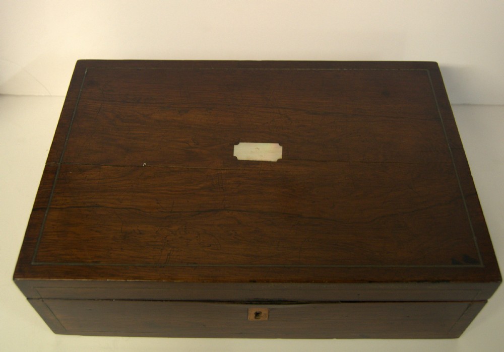 Victorian Rosewood Writing Slope View II