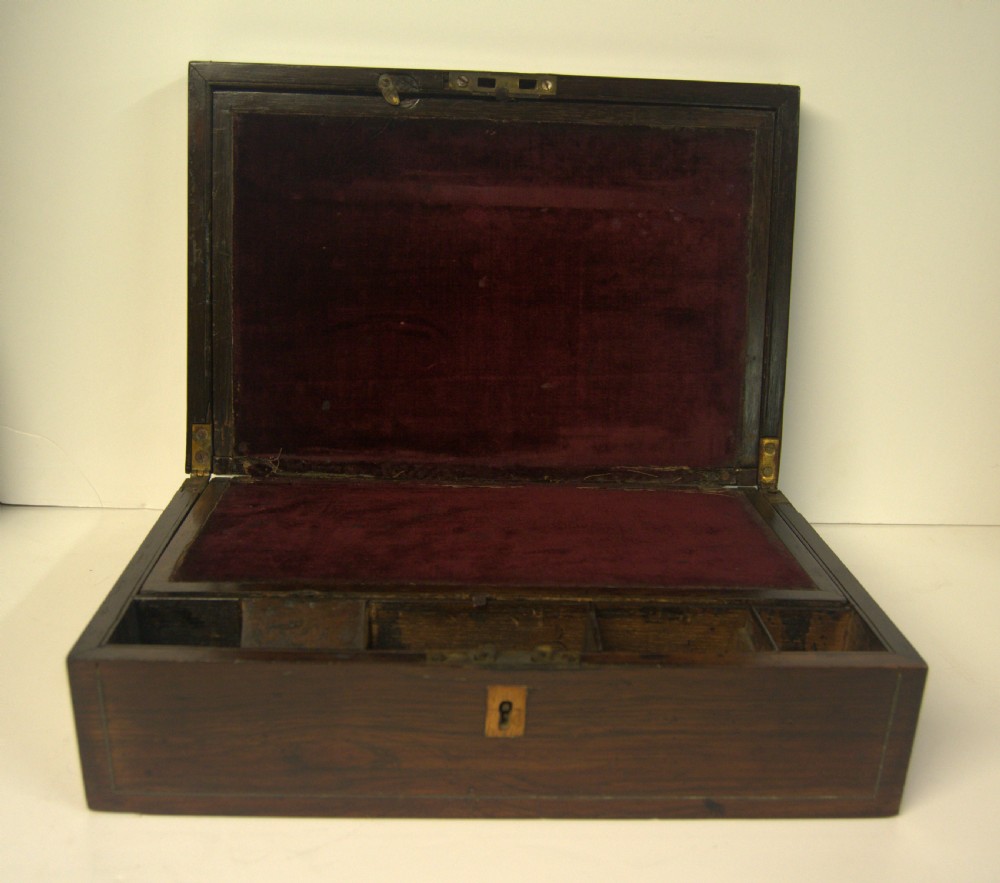 Victorian Rosewood Writing Slope View VI