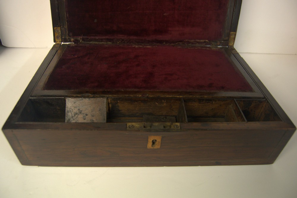 Victorian Rosewood Writing Slope View IX