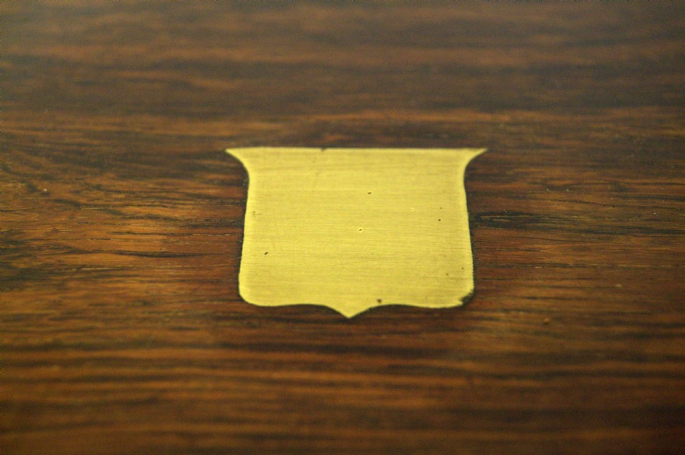Victorian Rosewood Brass Bound Writing Slope View II