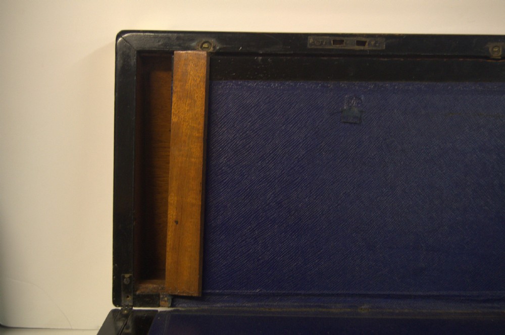 Victorian Rosewood Brass Bound Writing Slope View X