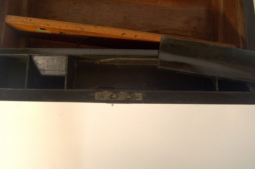 Victorian Rosewood Brass Bound Writing Slope View XIII