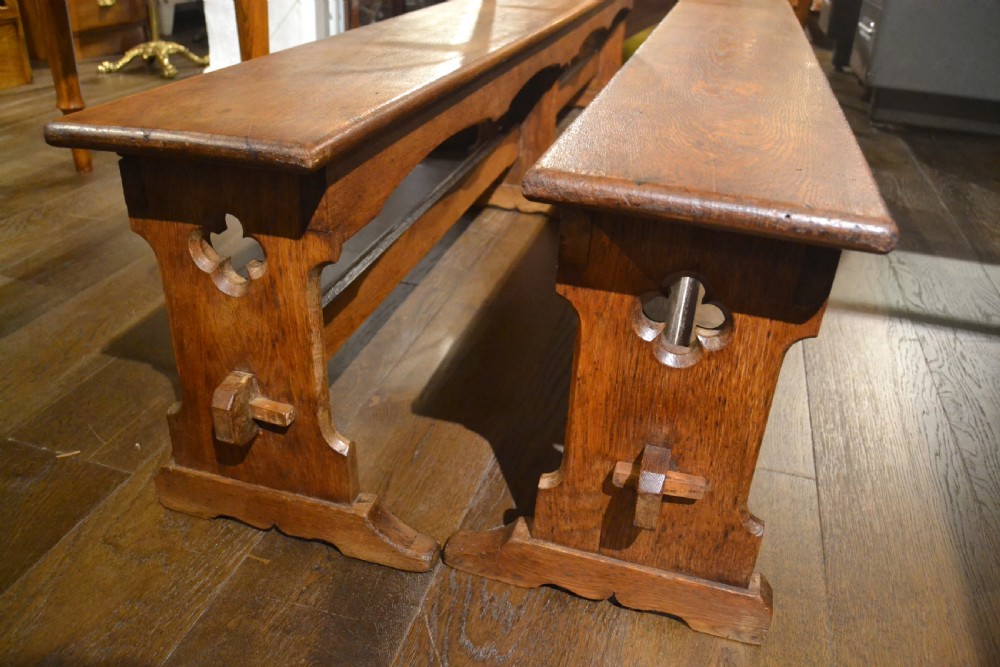 Antique Victorian Benches View II