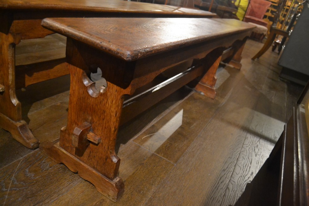 Antique Victorian Benches View IV