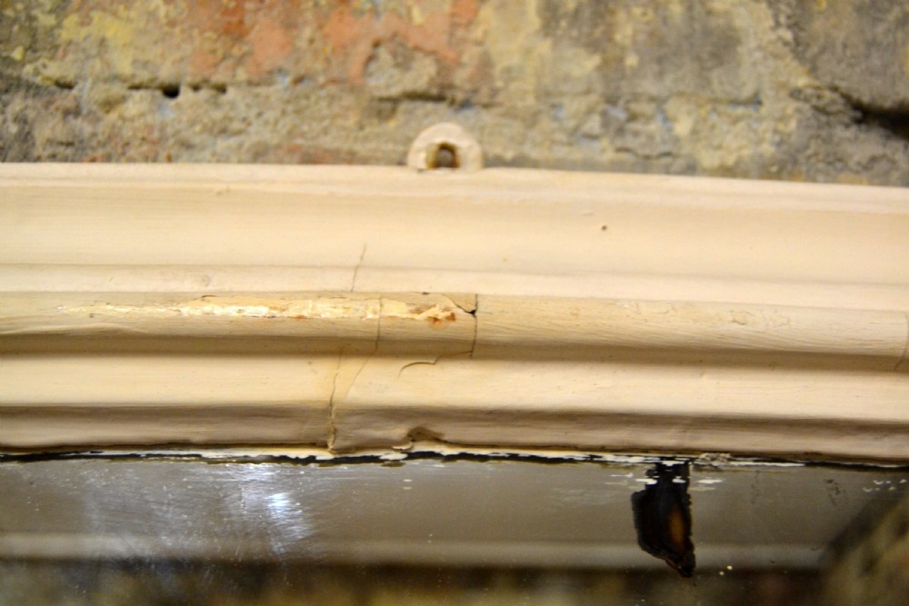 Victorian Over Mantle Mirror View III